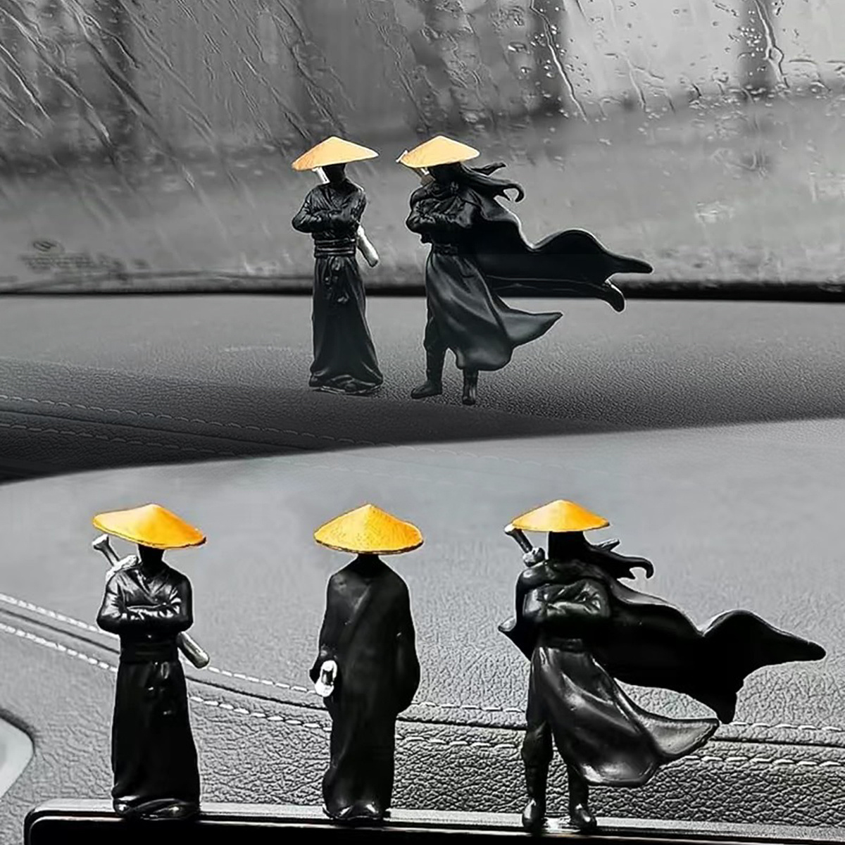 Interior Design Japanese - Harz-Miniaturfiguren Dekorative 50mm Antike Sino-Japanische Samurai-Krieger