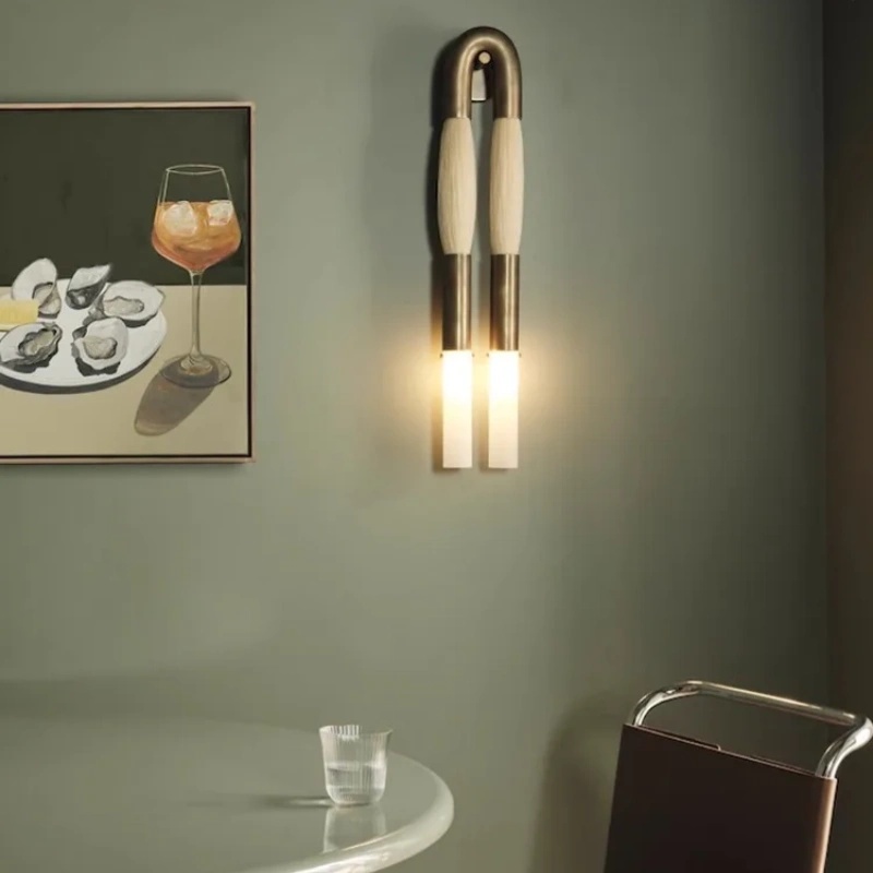 Interior Design Elements - Neuheit Alte Gold Wand Lampe Retro
