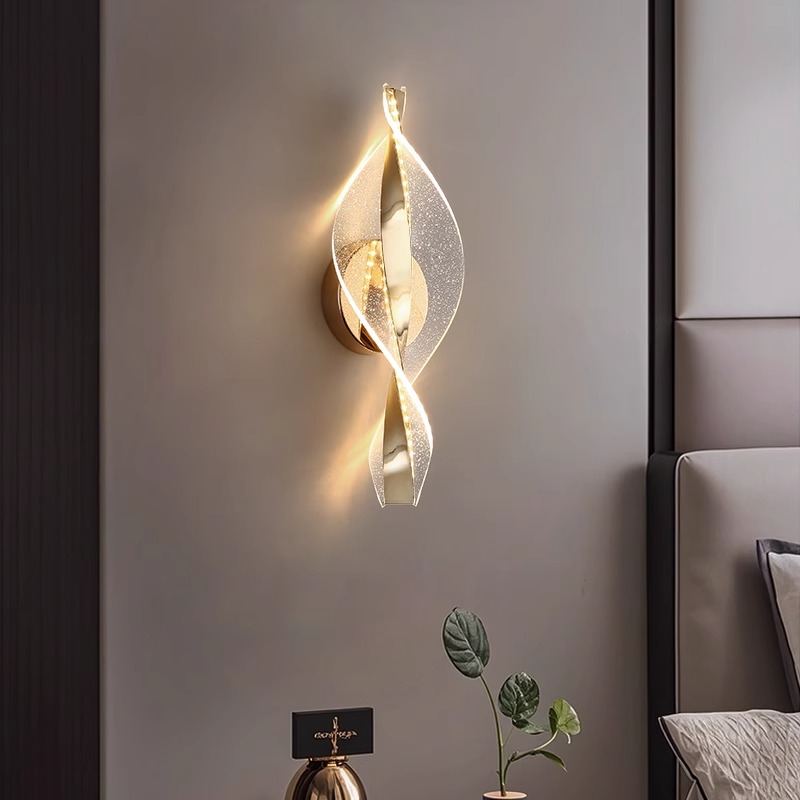 Interior Design Elements - LED Moderne Design-Wandleuchte, Glanzvolle Innenbeleuchtung Hausnachtlicht