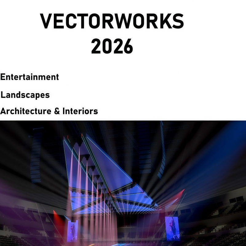 Interior Design Build - Vectorworks 2026 Vollversion Multifunktionales Design-Tool für