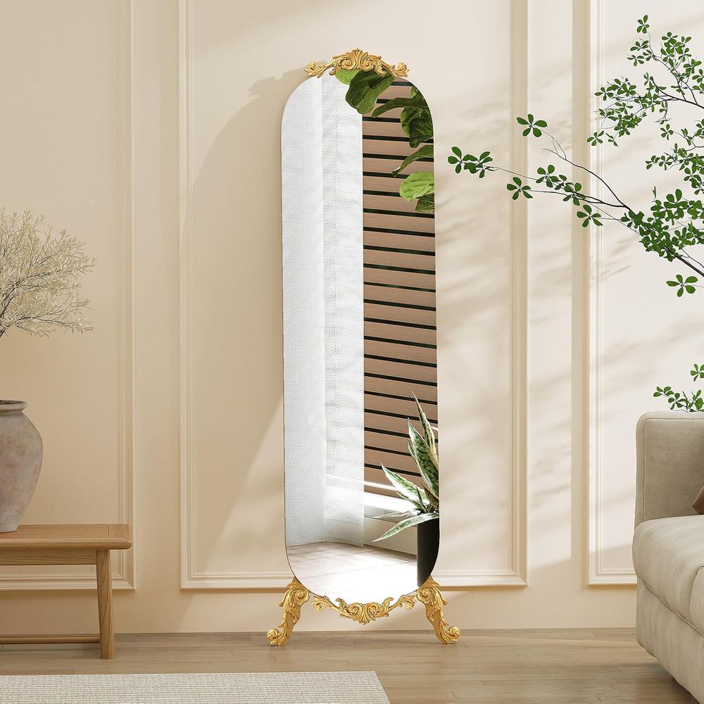 Arch Mirror Leaning - Gewölbter Ganzkörperspiegel, 62