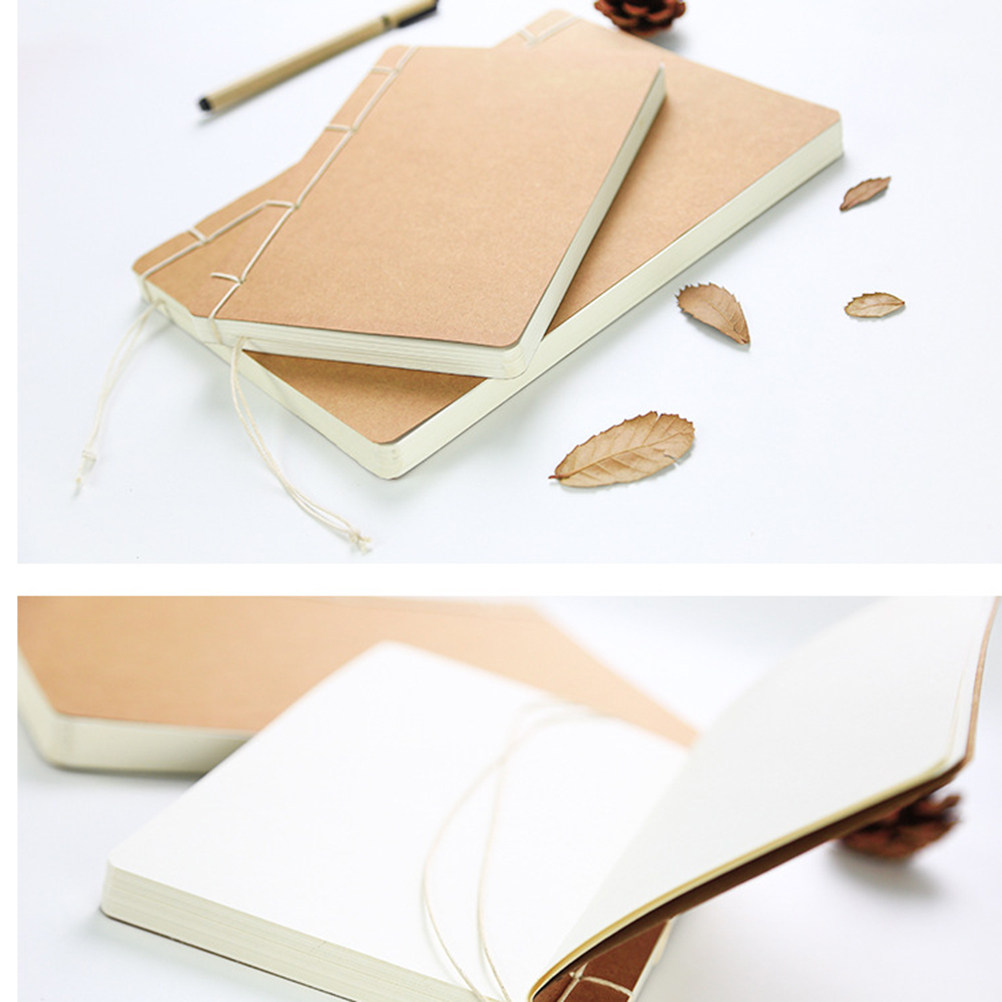 Interior Design Journal - 1 Stück A5 Vintage Kraft-Notizbuch, Elegantes