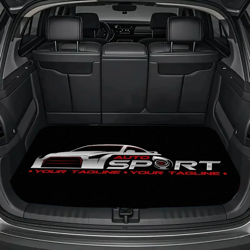 Interior Design Whimsical - 1 Stück Sportwagen-Design Kofferraummatte - Passend