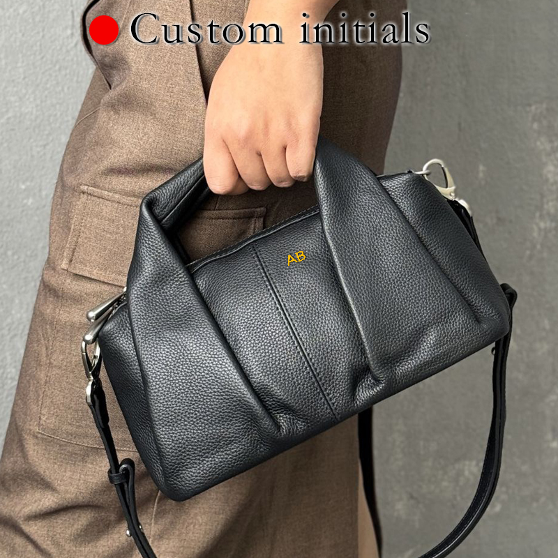 Interior Design Japanese - Personalisierte Initialen-Lederkissen-Taschen für Damen, Luxus-Designer-Handtaschen, Geldbörsen