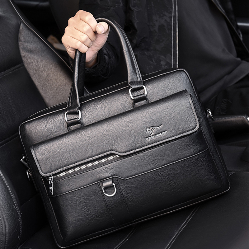 Interior Design Portfolio - Herren Aktentasche PU Leder Portfolio Handtasche