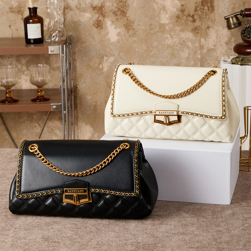 Interior Design Grid - Damenhandtasche 2026 – Neue modische Ketten-Umhängetasche,