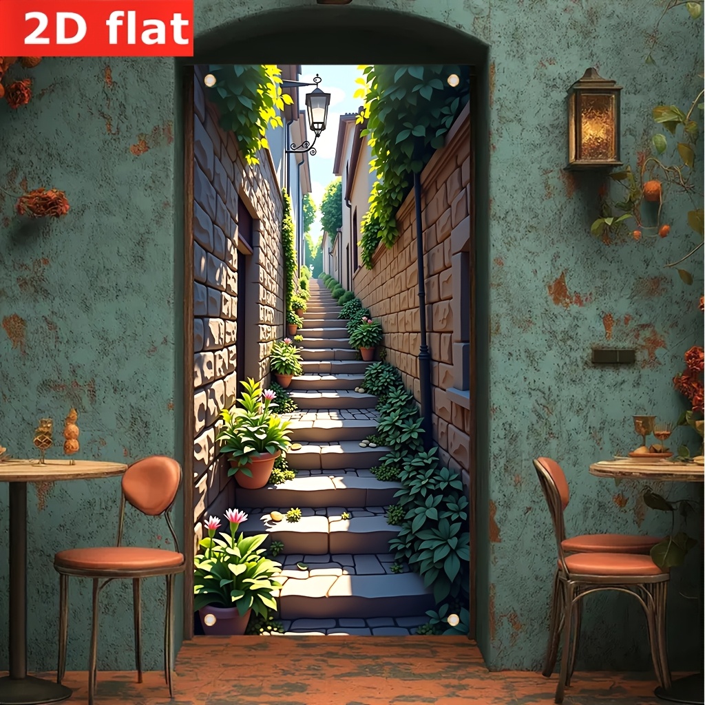 Interior Design Build - 2D-Flachbanner, 1 Stück, Treppen, die zum