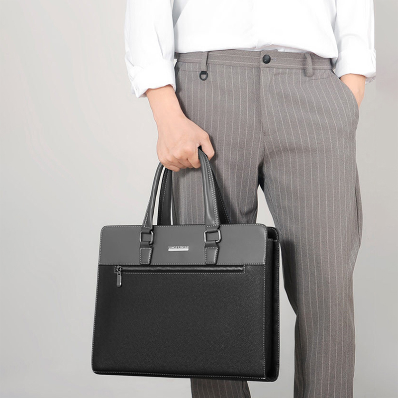 Interior Design Portfolio - Herren PVC-Aktentasche Laptop-Designer-Bürotasche Schulter-Business-Messenger-Tasche Umhängetasche Portfolio