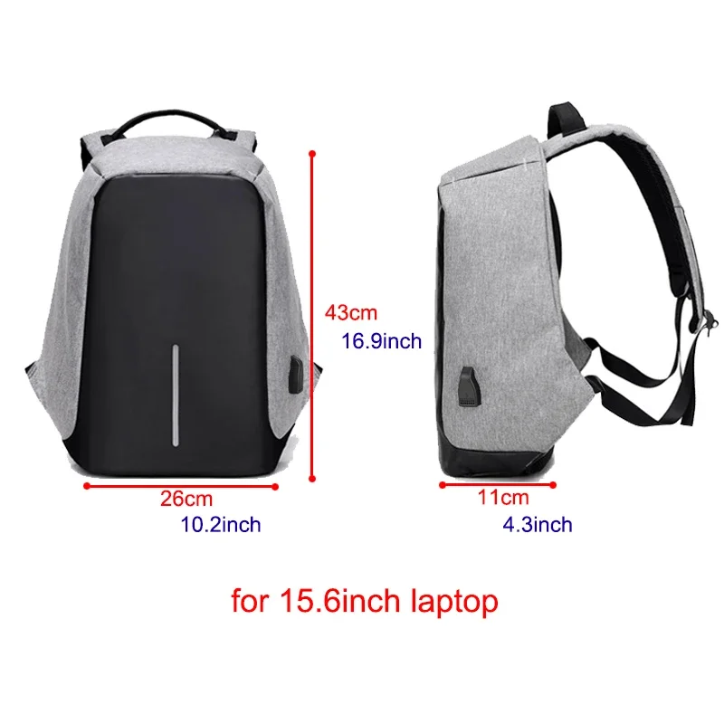 Interior Design Journal - Anti-diebstahl Rucksack Tasche 15,6 Zoll Laptop