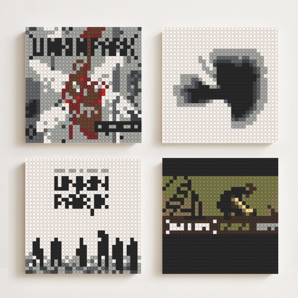 Interior Design Build - L-Linkin Park Band Albumcover-Design Bausteine Mosaik