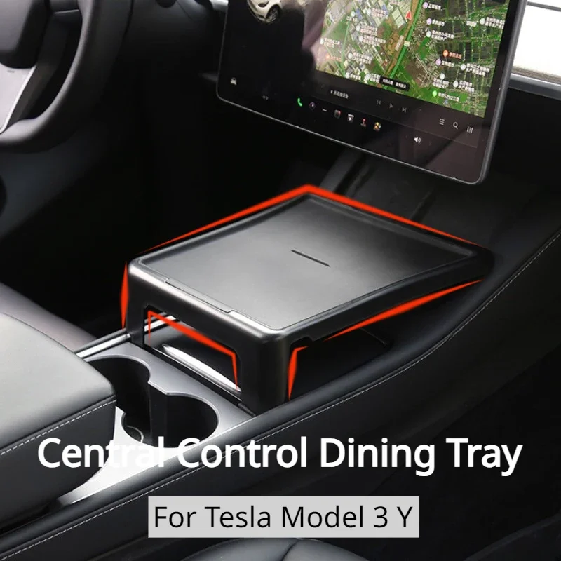 Interior Design Mockup - Esszimmertablett für Tesla Model 3, Y-Konsole,