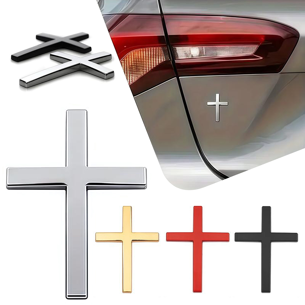 Interior Design Whimsical - Christlicher Kreuz-Aufkleber, SUV-Karosserie, christliche Symbole, Auto-Abzeichen,