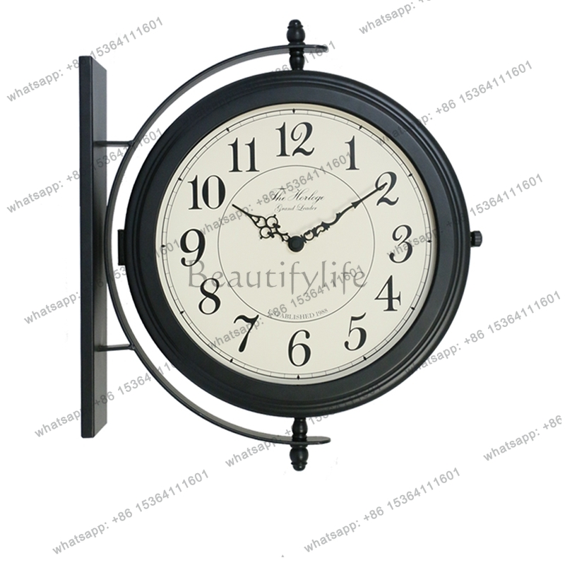 Interior Design Organic Modern - Moderne Einfache Wanduhr Licht Luxus Ästhetischen