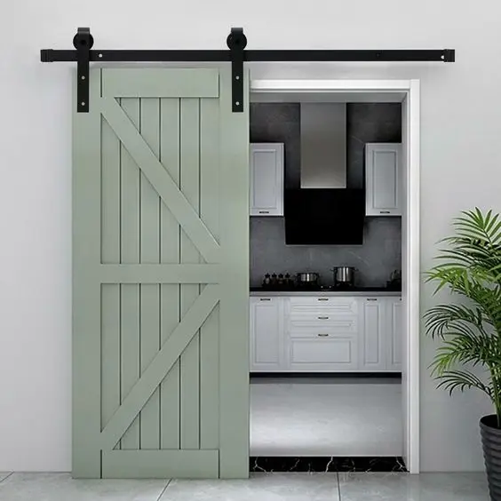 Interior Design Organic Modern - l # Scheunentür-Designs für Schlafzimmer, Holztüren,