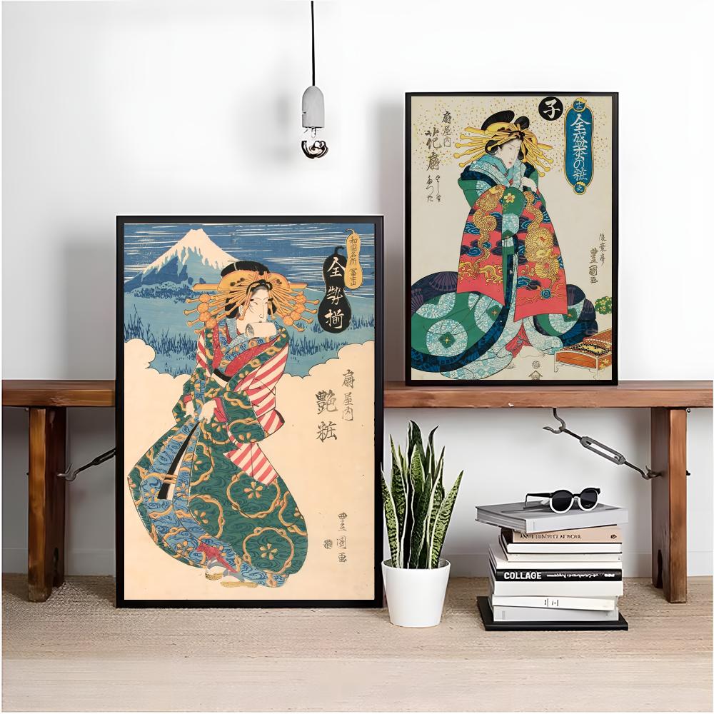 Retro-Poster mit japanischer G – Interior Design Japanese Bewertung und Preis