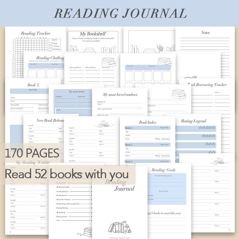 A5 Lesejournal für Buchliebhab – Interior Design Journal Bewertung und Preis