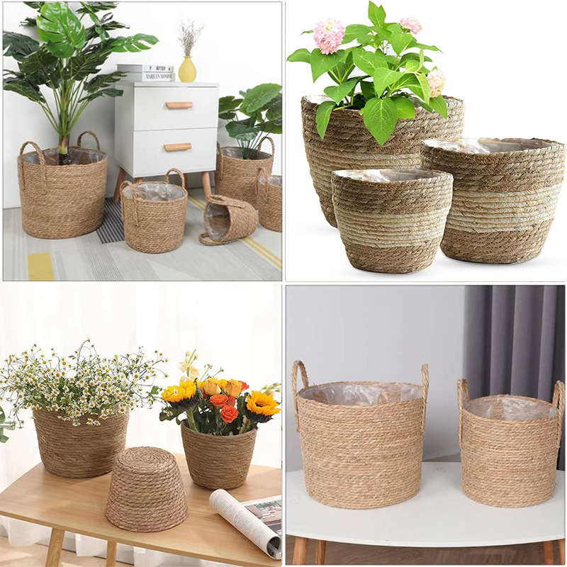 1 Stück handgewebte Pflanzgefä – Rattan Tray Handle Bewertung und Preis
