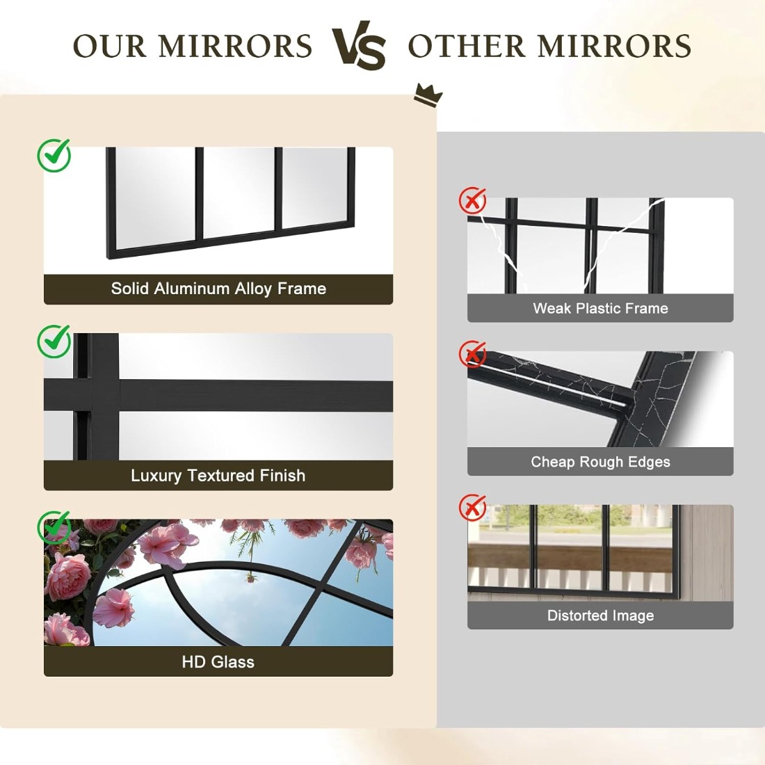 Eleganter Badezimmerspiegel im – Arch Mirror Leaning Bewertung und Preis