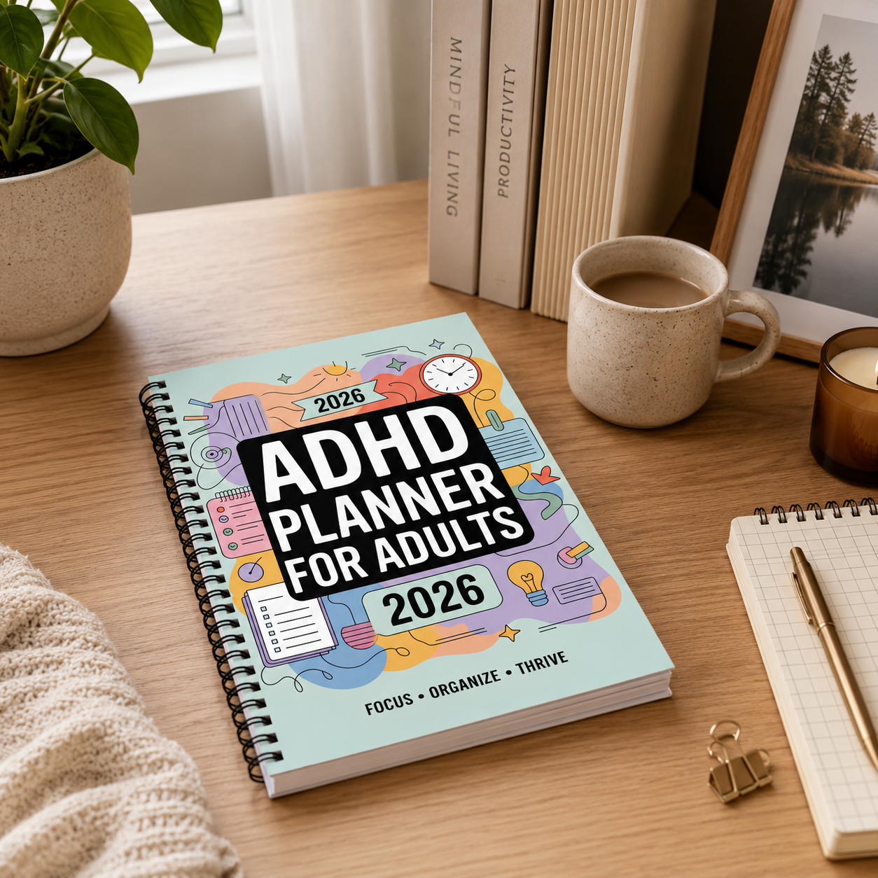 Ästhetischer ADHS-Planer für e – Interior Design Journal Bewertung und Preis