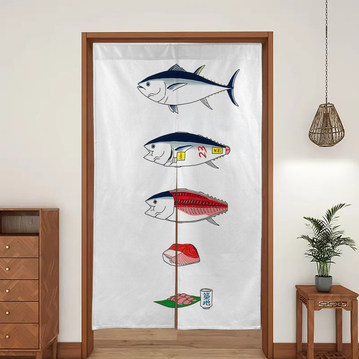 1 Stück japanischer Türvorhang – Interior Design Elements Bewertung und Preis