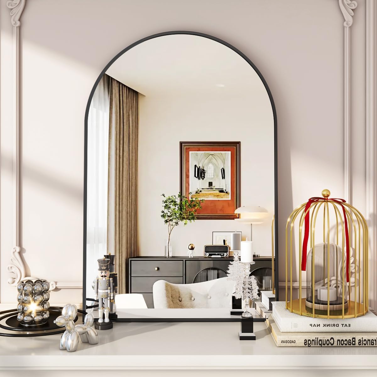 Gewölbter Wandspiegel 24x36 Zo – Arch Mirror Leaning Bewertung und Preis