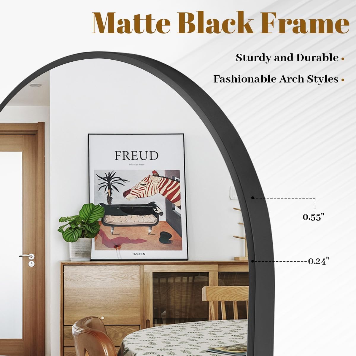 Gewölbter Wandspiegel 24x36 Zo – Arch Mirror Leaning Bewertung und Preis