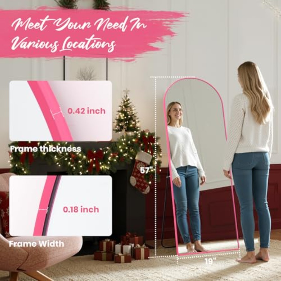 Anpark 48x145 cm Bogenförmiger – Arch Mirror Leaning Bewertung und Preis