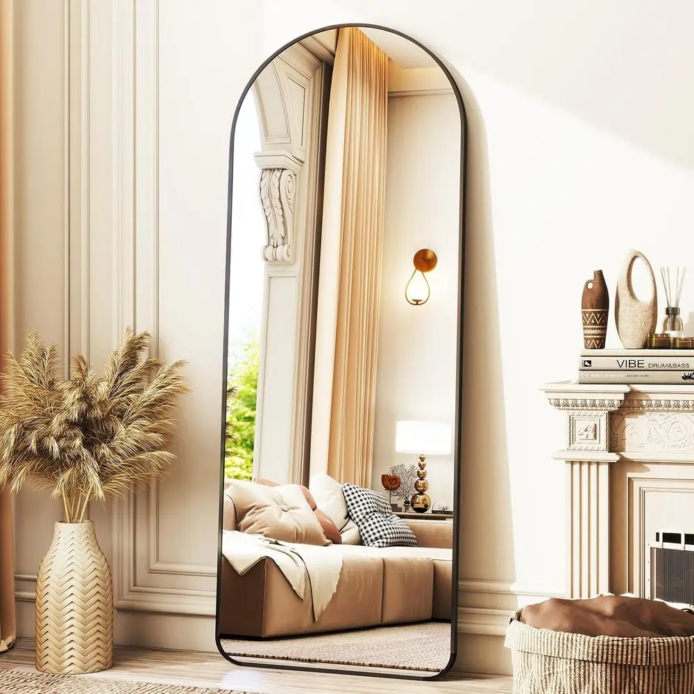 65 x 22 Zoll großer gewölbter  – Arch Mirror Leaning Bewertung und Preis