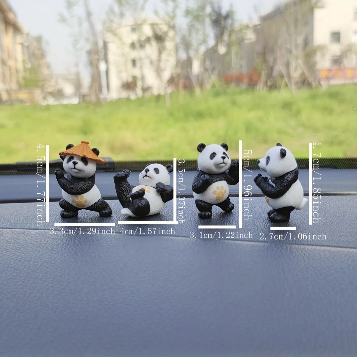 4 teile/satz Panda Design Auto – Interior Design Whimsical Bewertung und Preis