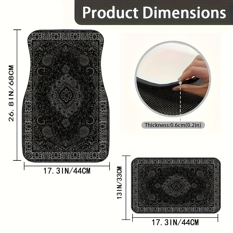 Auto-Fußmatten, rechteckig, Ba – Interior Design Whimsical Bewertung und Preis
