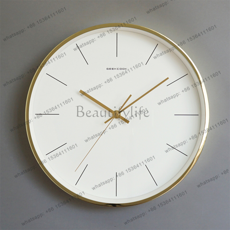 Leichte Luxus-Mode-Wanduhr, De – Interior Design Organic Modern Bewertung und Preis