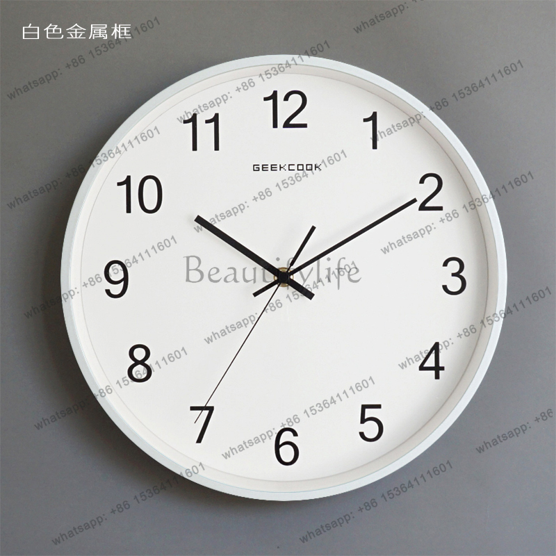 Leichte Luxus-Mode-Wanduhr, De – Interior Design Organic Modern Bewertung und Preis