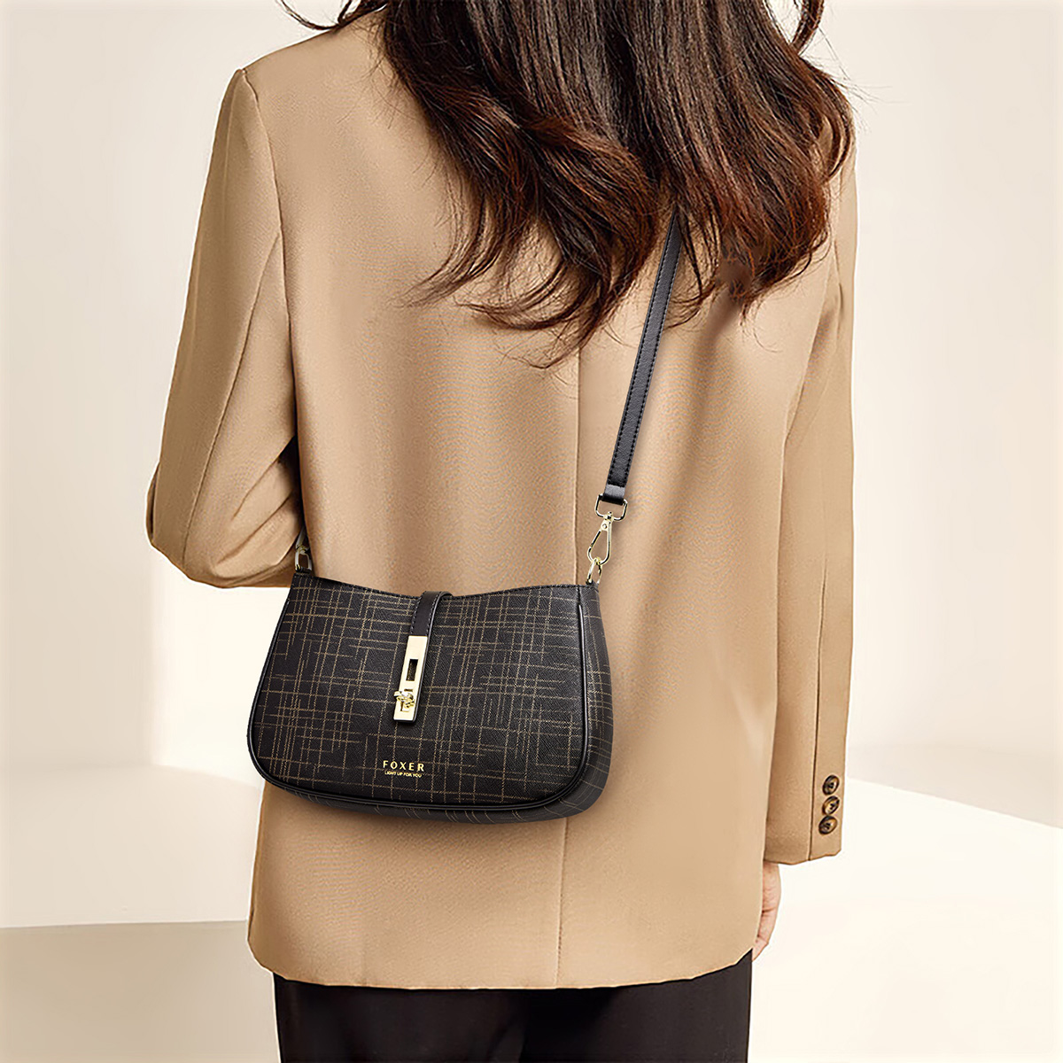 FOXER Damen-Schultertasche aus – Interior Design Grid Bewertung und Preis