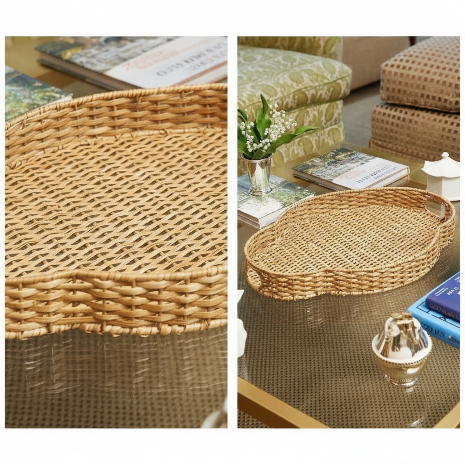 Weidenkorb mit Griffen, handge – Rattan Tray Handle Bewertung und Preis
