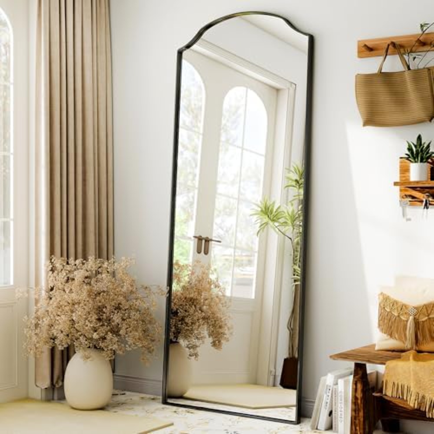 Gewölbter Ganzkörperspiegel mi – Arch Mirror Leaning Bewertung und Preis