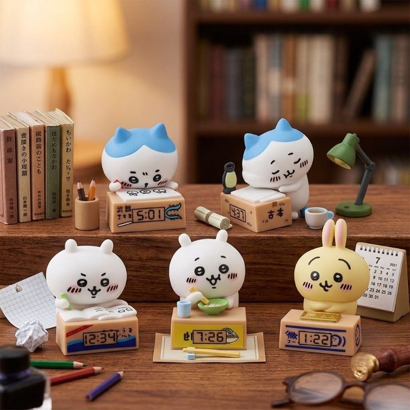 Hachiware Usagi Cartoon-Wecker – Interior Design Mockup Bewertung und Preis