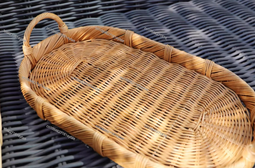 Rattan-Dekotablett, Handgefert – Rattan Tray Handle Bewertung und Preis