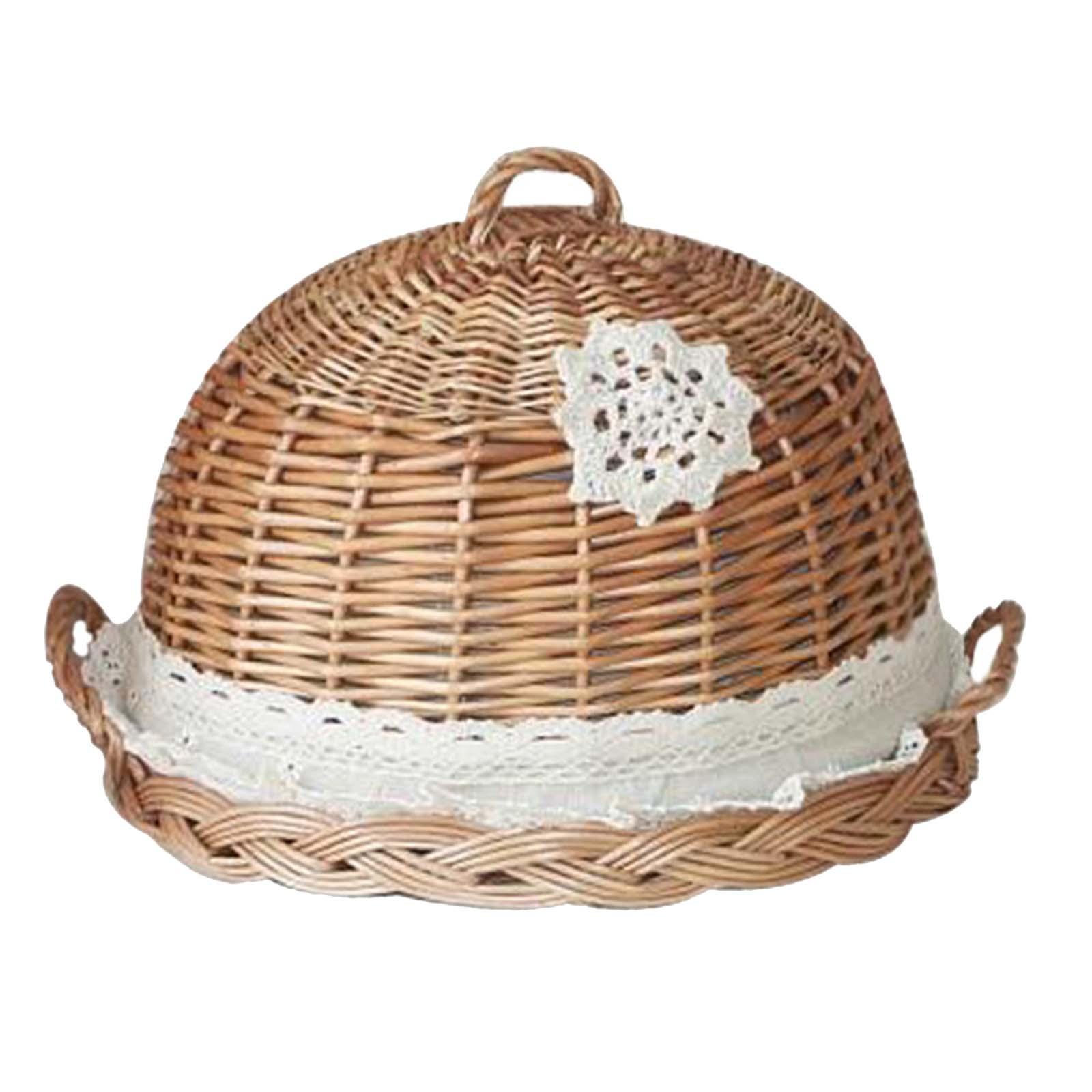 Speisekuppeldeckel und Servier – Rattan Tray Handle Bewertung und Preis