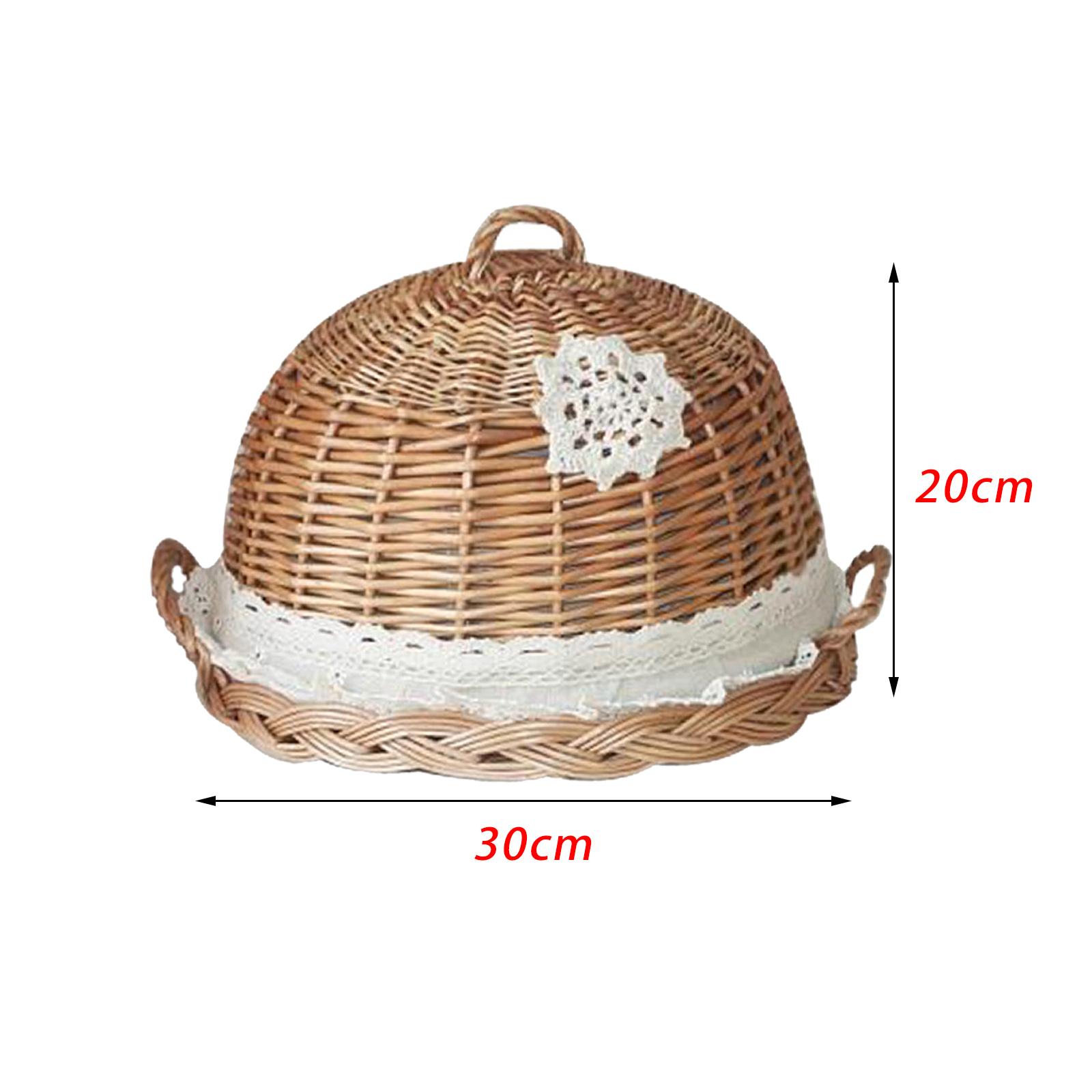 Speisekuppeldeckel und Servier – Rattan Tray Handle Bewertung und Preis