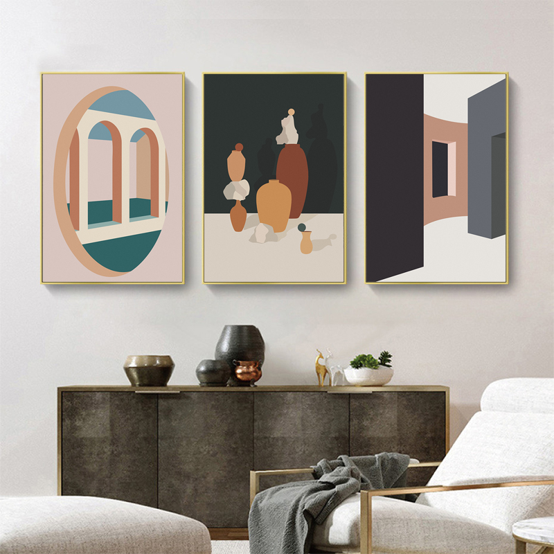 Retro Morandi Gebäude Leinwand – Interior Design Build Bewertung und Preis