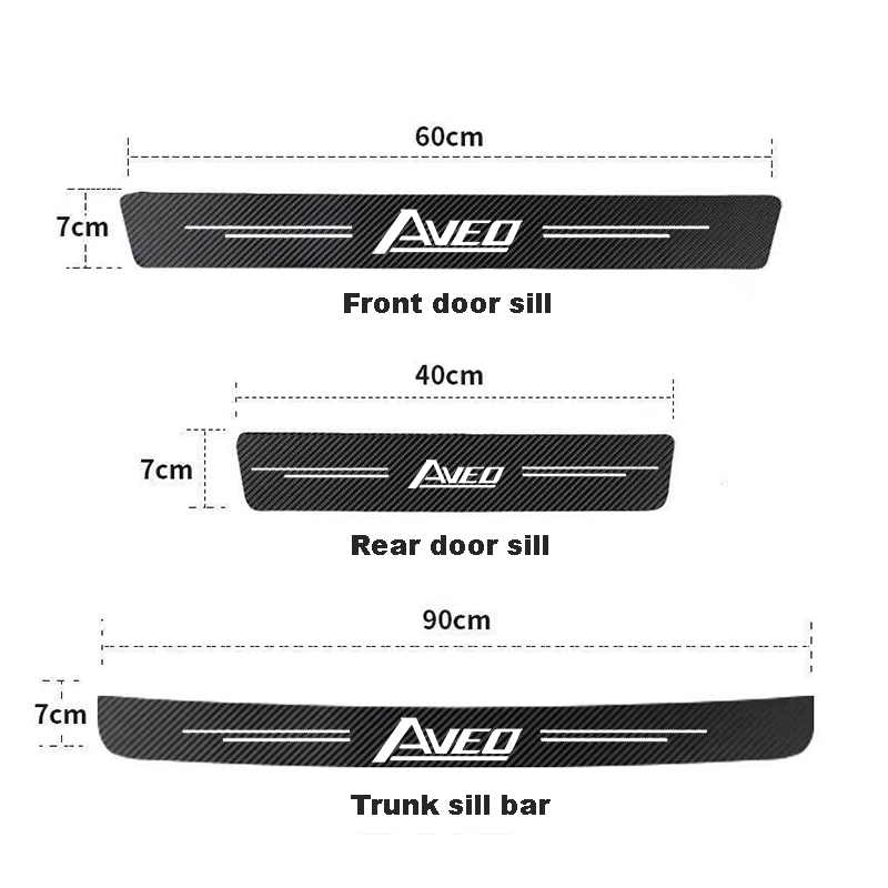 Kohle faser Autotür Schwelle S – Interior Design Logo Bewertung und Preis