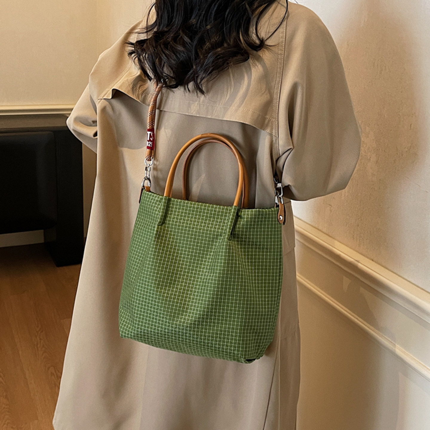 Nylon-Tragetaschen im Karo-Des – Interior Design Japanese Bewertung und Preis