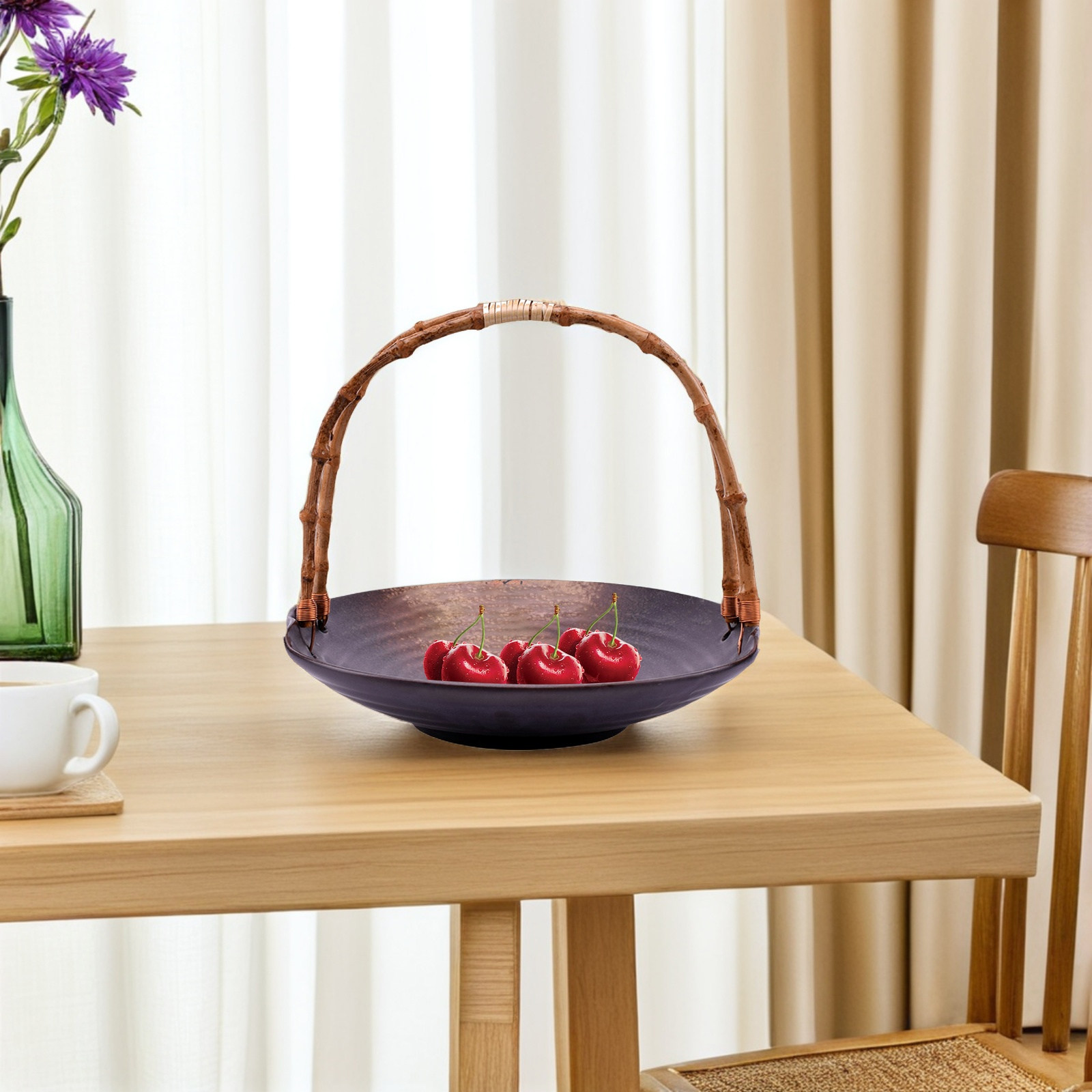 Handgewebter Rattan-Sushi-Tabl – Rattan Tray Handle Bewertung und Preis