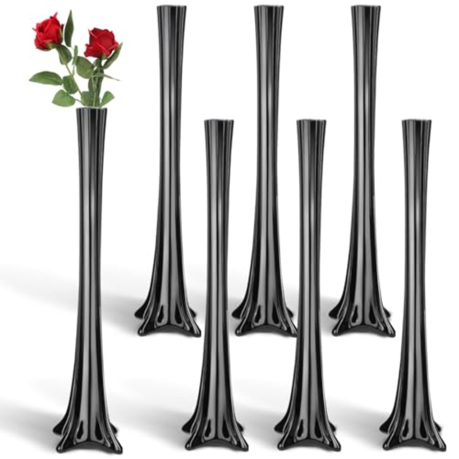 Hochzeits-Tischdekorationen, s – Fluted Vase Tall Bewertung und Preis