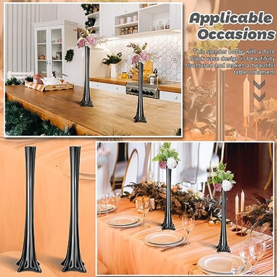 Hochzeits-Tischdekorationen, s – Fluted Vase Tall Bewertung und Preis