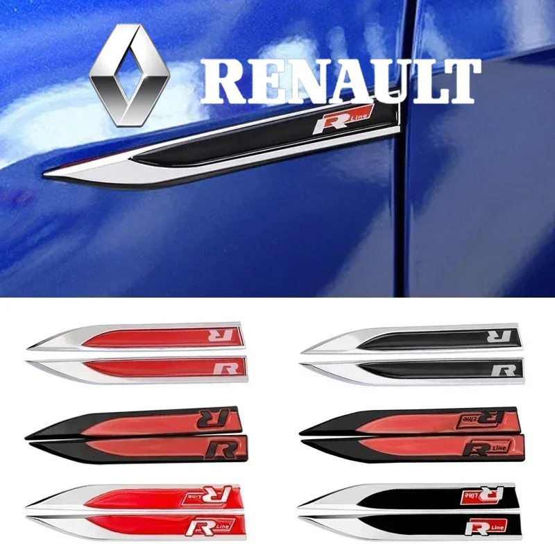 2 Stück Metall 3D R-Line Logo  – Interior Design Logo Bewertung und Preis